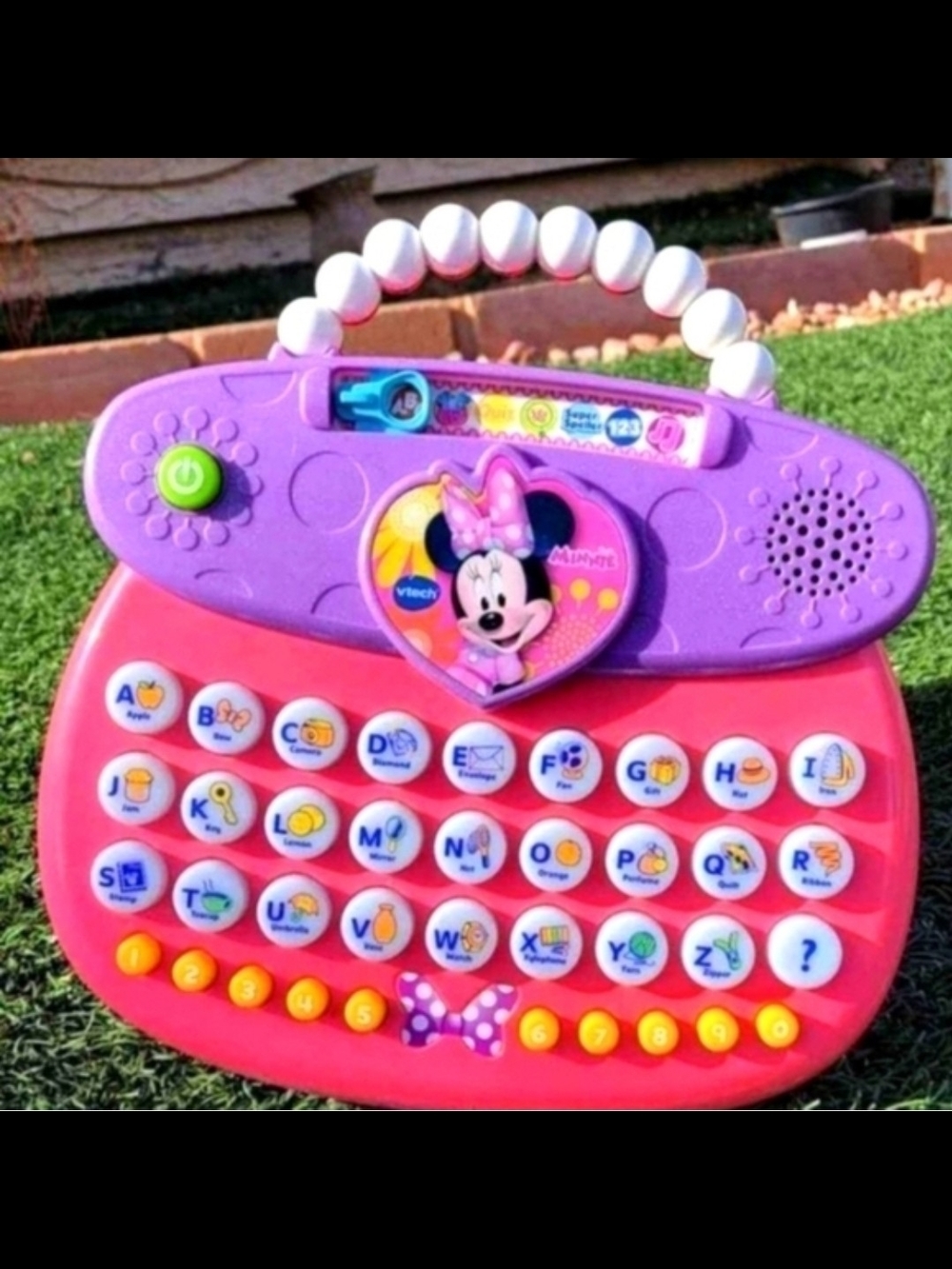 Disney Minnie Mouse Learning Activity Purse VTECH ABC Fashion Purse